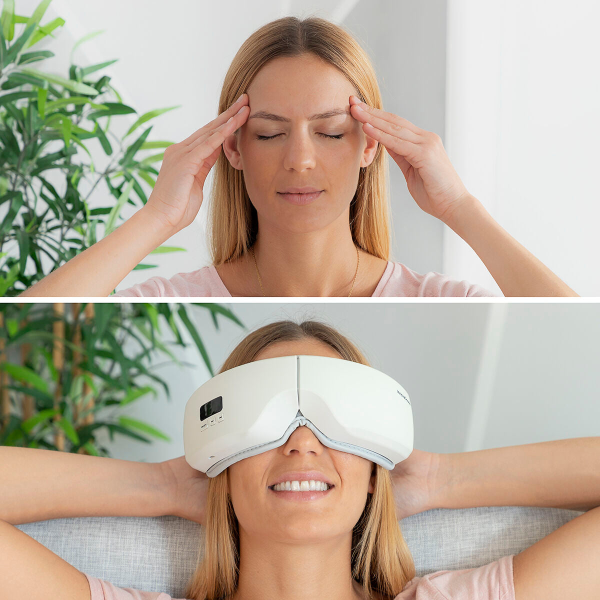 Innovagoods Masajeador De Ojos Con Compresión De Aire 4 En 1 Eyesky Innovagoods